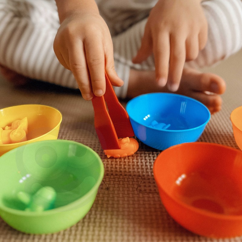 WOOPIE Vzdelávacia Hra na Triedenie Farieb - Vozidlá 44 ks.