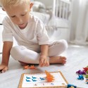 WOOPIE Vzdelávacia Sada Učíme sa Počítať - Dinosaury na Triedenie Farieb 95 ks.