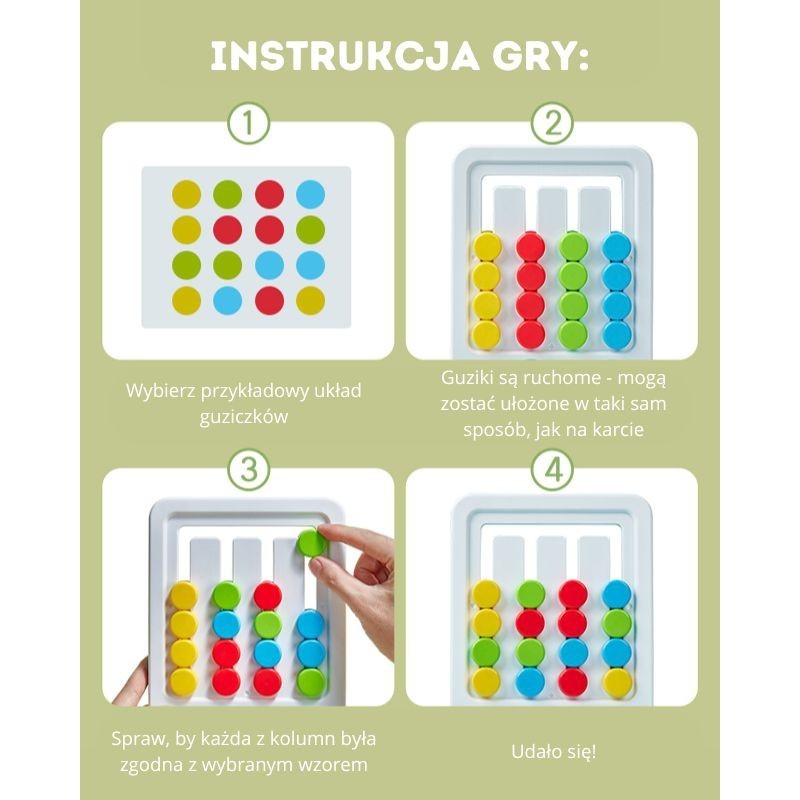 WOOPIE Logická Hra - Farebné Bludisko