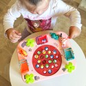 WOOPIE Interaktívny Stolík na Chytanie Rybičiek - Ružový