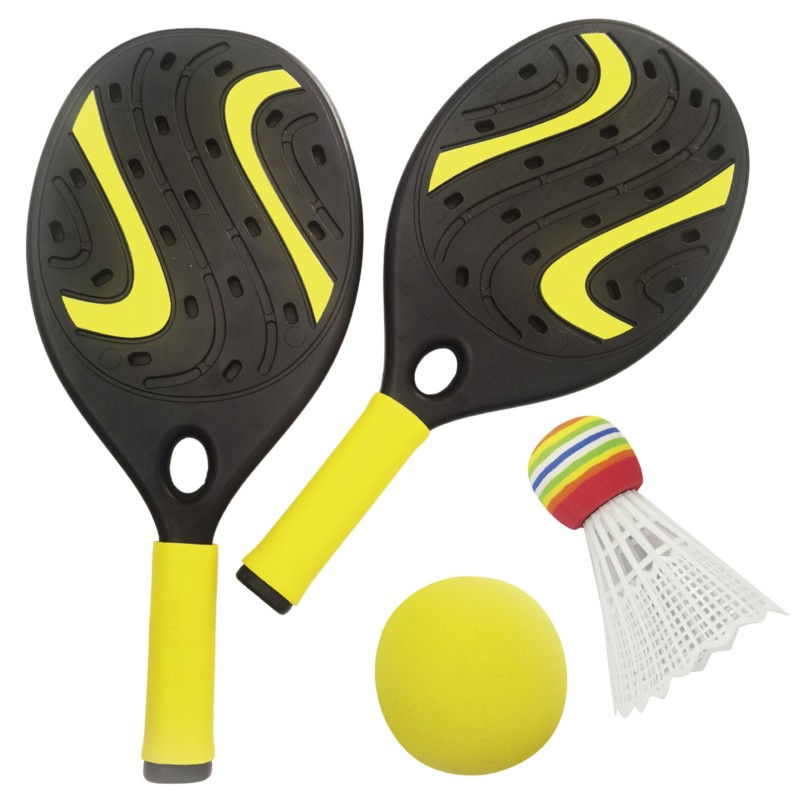 WOOPIE Športová Sada - Rakety s Penovou Loptičkou a Košíkom