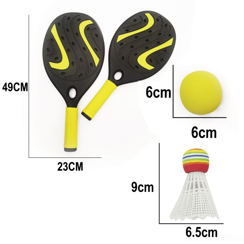 WOOPIE Športová Sada - Rakety s Penovou Loptičkou a Košíkom