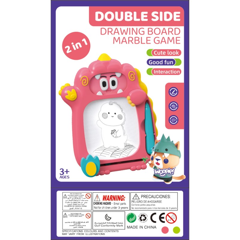 WOOPIE Magnetická Tabuľa na Písanie a Hra Pinball Flipper - Zelená