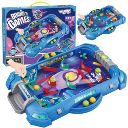 WOOPIE Zručnostná Hra Flipper "Vesmírne Loptičky" 2v1