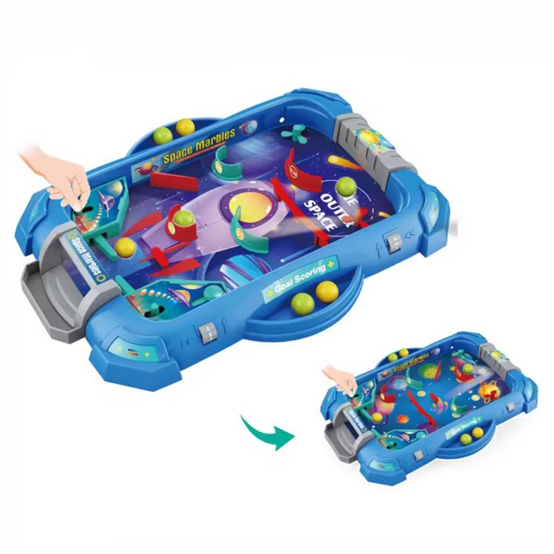 WOOPIE Zručnostná Hra Flipper "Vesmírne Loptičky" 2v1