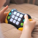 WOOPIE Hra POP IT Fidget Toy Gamepad Interaktívna Antistresová Hračka - Modrá