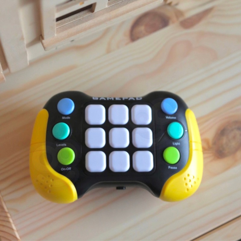 WOOPIE Hra POP IT Fidget Toy Gamepad Interaktívna Antistresová Hračka - Modrá