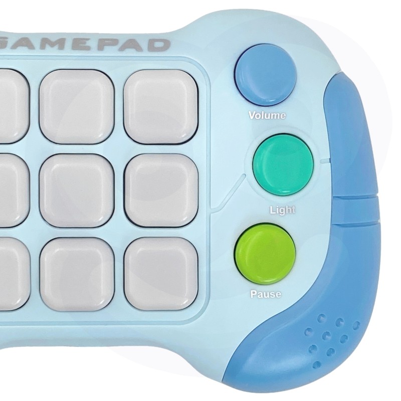 WOOPIE Hra POP IT Fidget Toy Gamepad Interaktívna Antistresová Hračka - Modrá