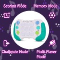 WOOPIE Hra POP IT Fidget Toy Gamepad Interaktívna Antistresová Hračka - Modrá