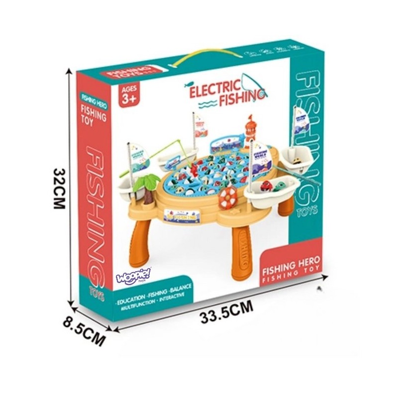 WOOOPIE Interaktívny Stolík a Hra na Chytanie Rybičiek