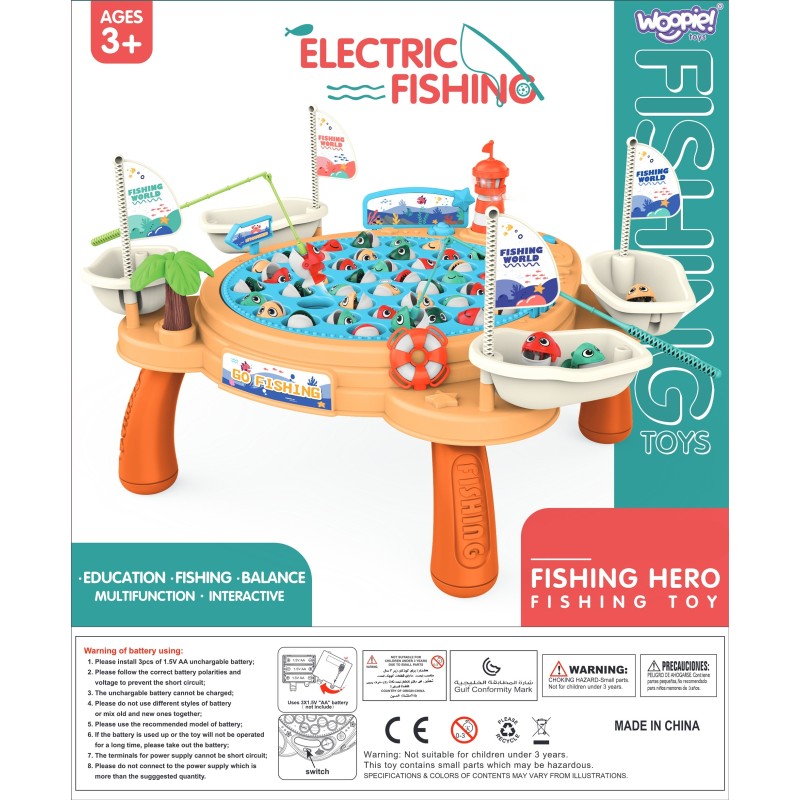 WOOOPIE Interaktívny Stolík a Hra na Chytanie Rybičiek