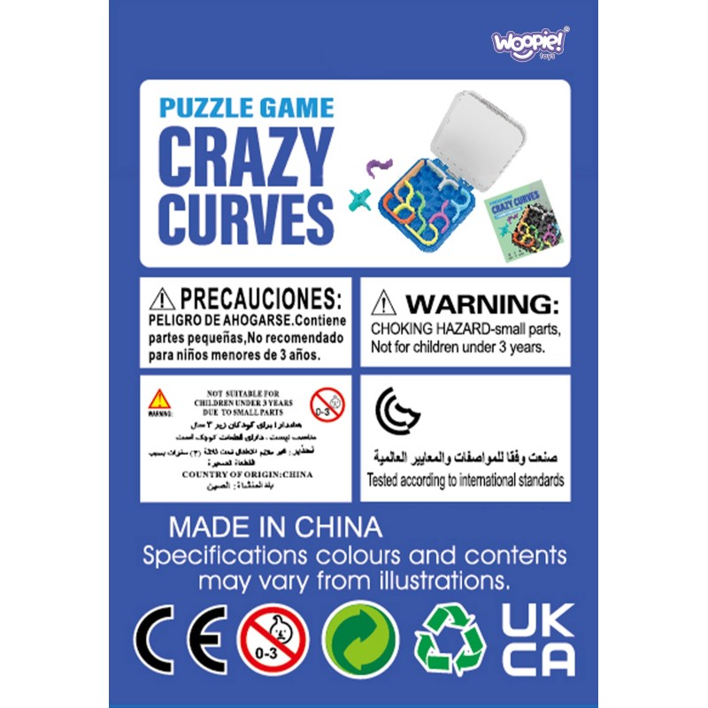 WOOPIE Logický hlavolam Tetris | Vrecková hra na tréning mozgu s úlohami