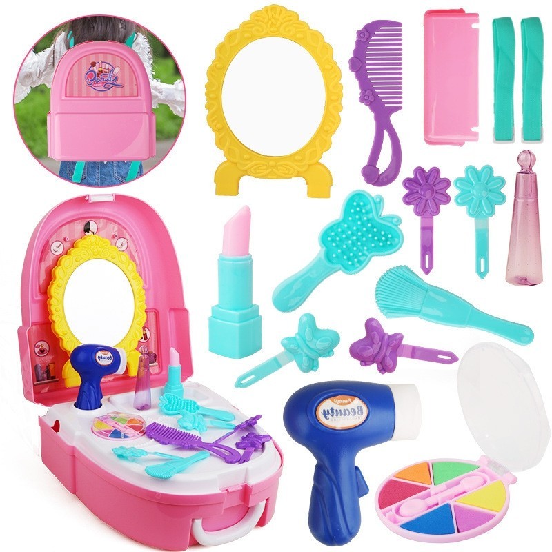 WOOPIE Dievčenská Kozmetická Sada v Batohu 19 Dielov