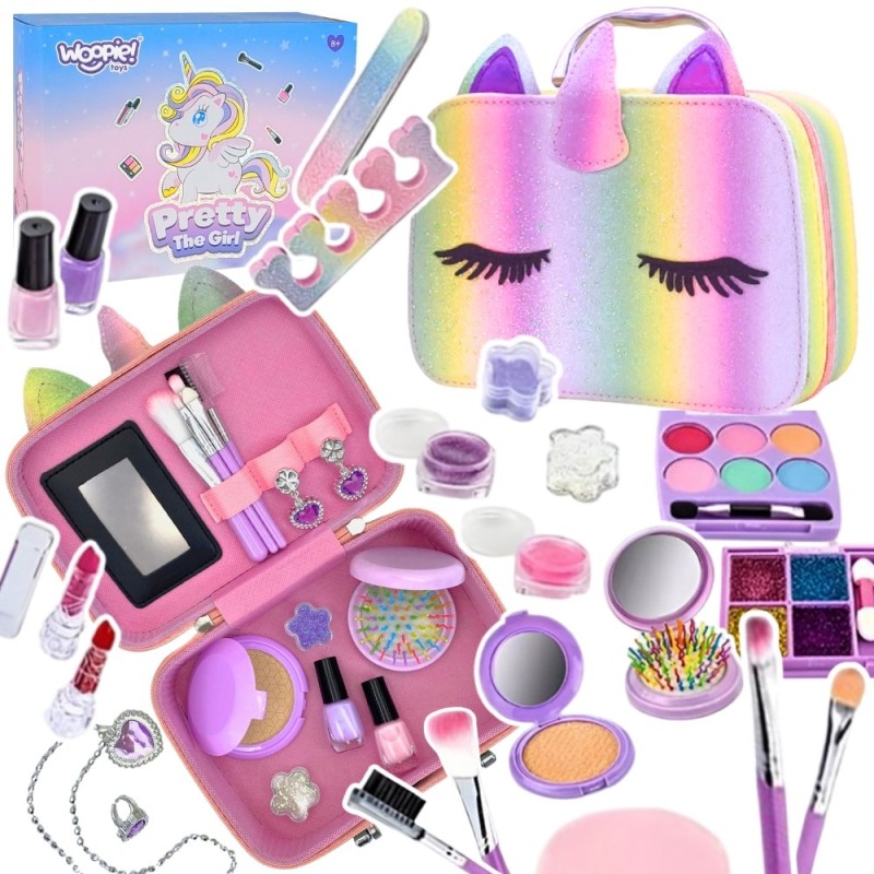 WOOPIE ART&FUN Kozmetický Kufrík Make up Sada 27 Dielov XXL