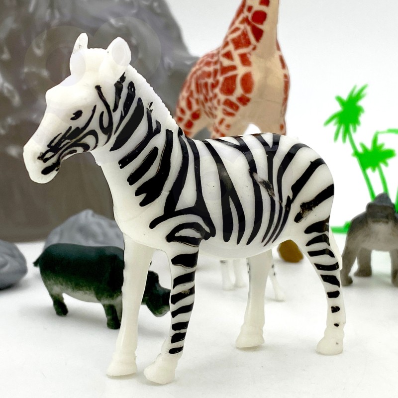 WOOPIE Figúrky - Safari Zvieratká 34 ks.