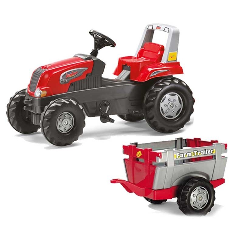 Rolly Toys Šliapací Traktor Junior s Prívesom 3-8 rokov do 50kg