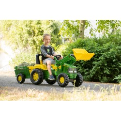 Rolly Toys RollyJunior Šliapací Traktor John Deere s Príslušenstvom
