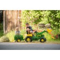 Rolly Toys RollyJunior Šliapací Traktor John Deere s Príslušenstvom