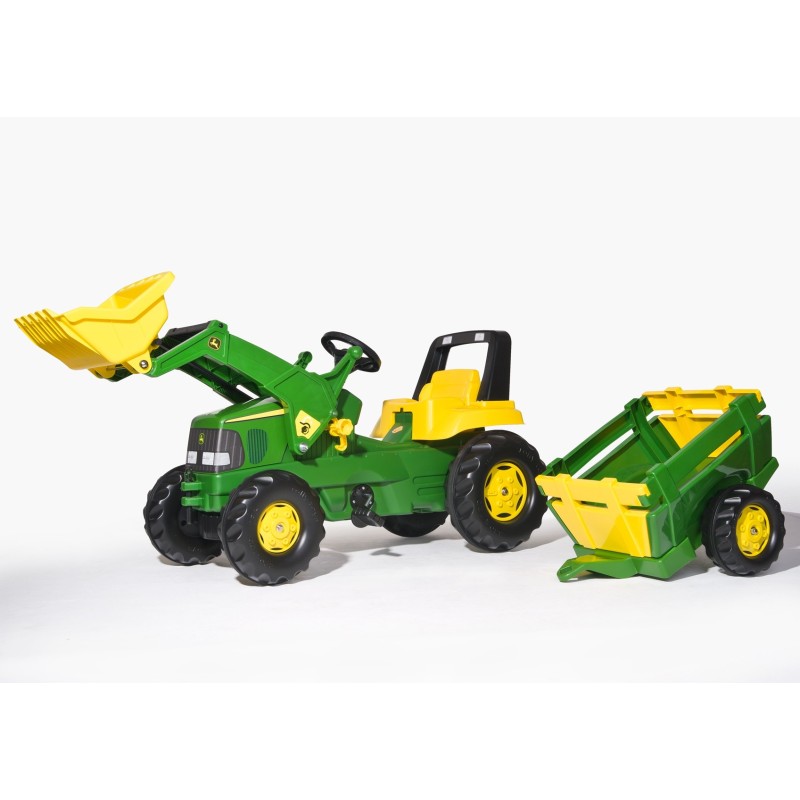 Rolly Toys RollyJunior Šliapací Traktor John Deere s Príslušenstvom