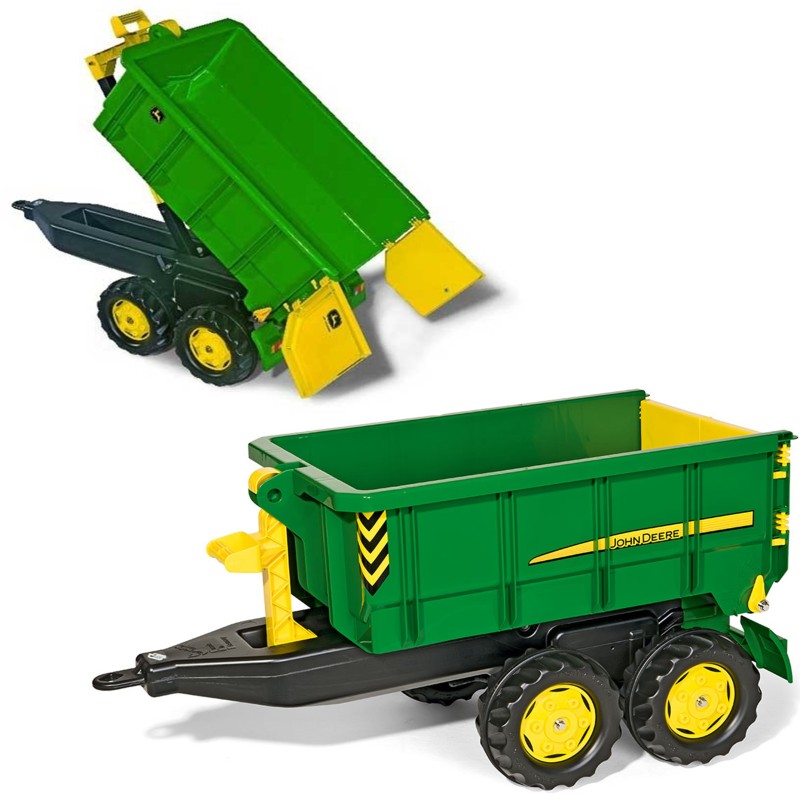 John Deere Veľký Sklápací Príves na Traktory Rolly Toys