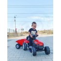 WOOPIE GoTrac MAXI Šliapací Traktor s Prívesom - Červený