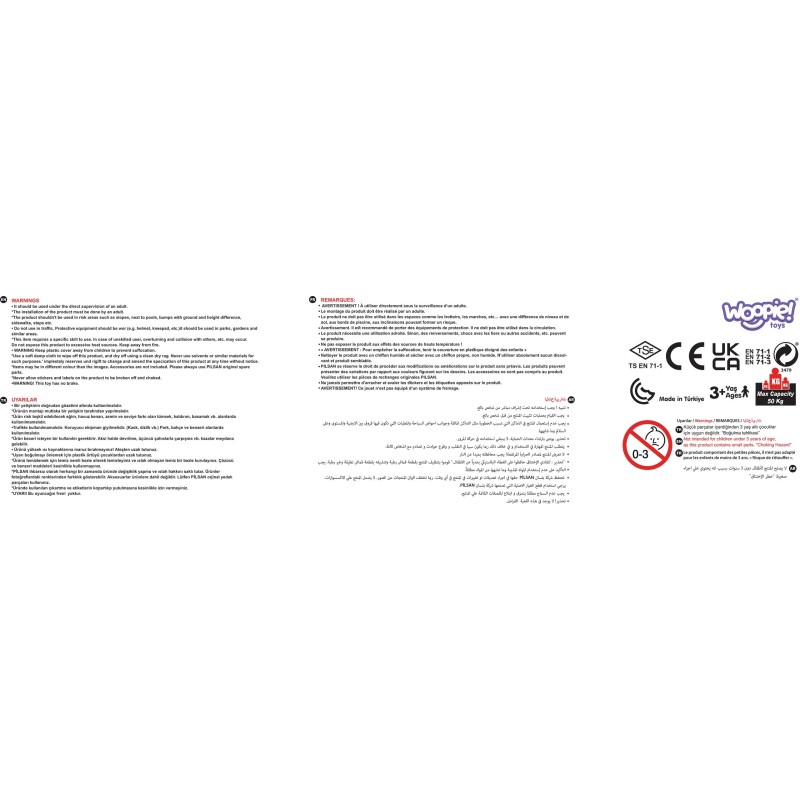 WOOPIE GoTrac MAXI Šliapací Traktor s Prívesom - Červený