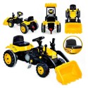 WOOPIE Šlapací Traktor s Lyžicou Farmer MaxTrac Classic