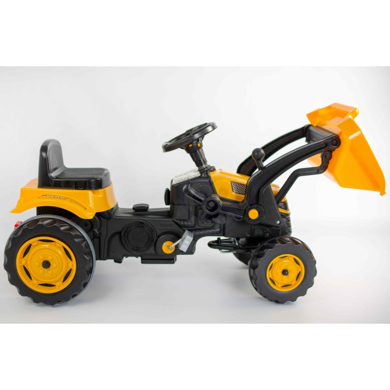 WOOPIE Šlapací Traktor s Lyžicou Farmer MaxTrac Classic