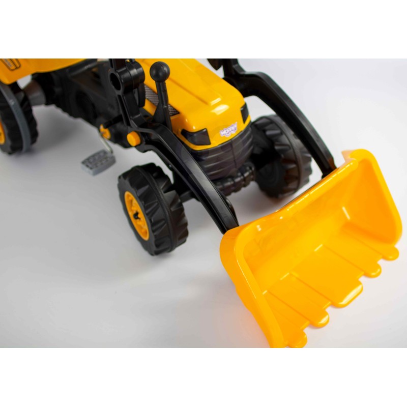 WOOPIE Šlapací Traktor s Lyžicou Farmer MaxTrac Classic