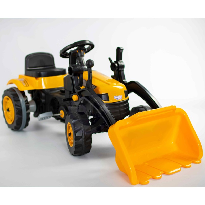 WOOPIE Šlapací Traktor s Lyžicou Farmer MaxTrac Classic