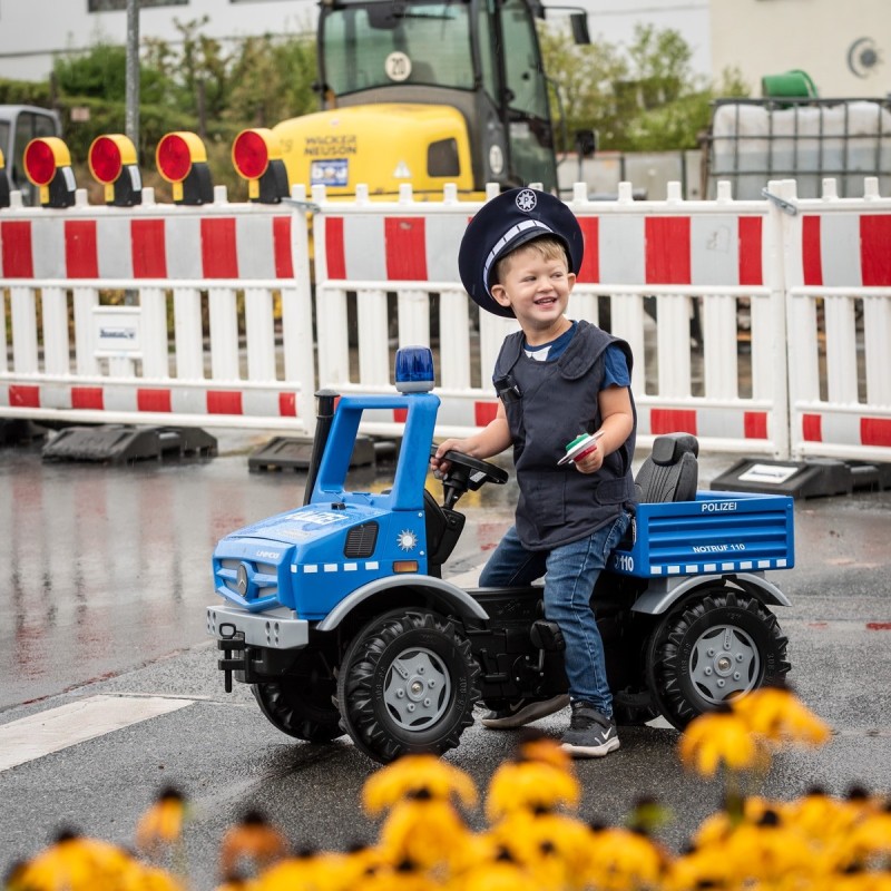Merc-Benz Unimog Šliapacie Policajné Auto Rolly Toys