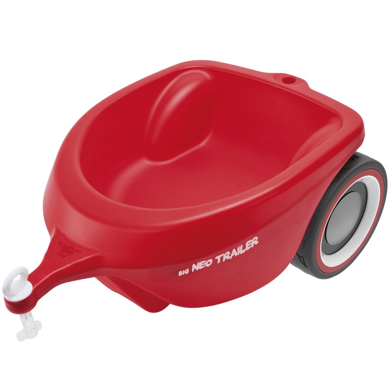 Prívesný Vozík pre Vozidlá BIG Bobby Car Neo - Červený