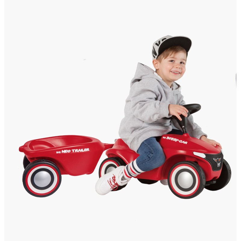 Prívesný Vozík pre Vozidlá BIG Bobby Car Neo - Červený