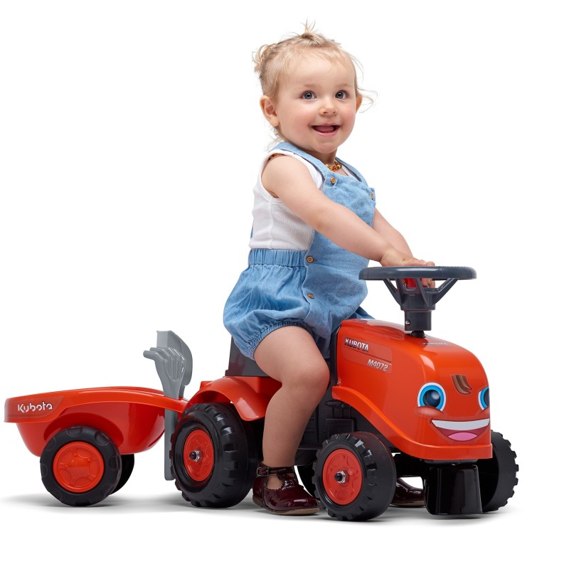 FALK Traktorík Baby Kubota s Vlečkou od 1 Roka