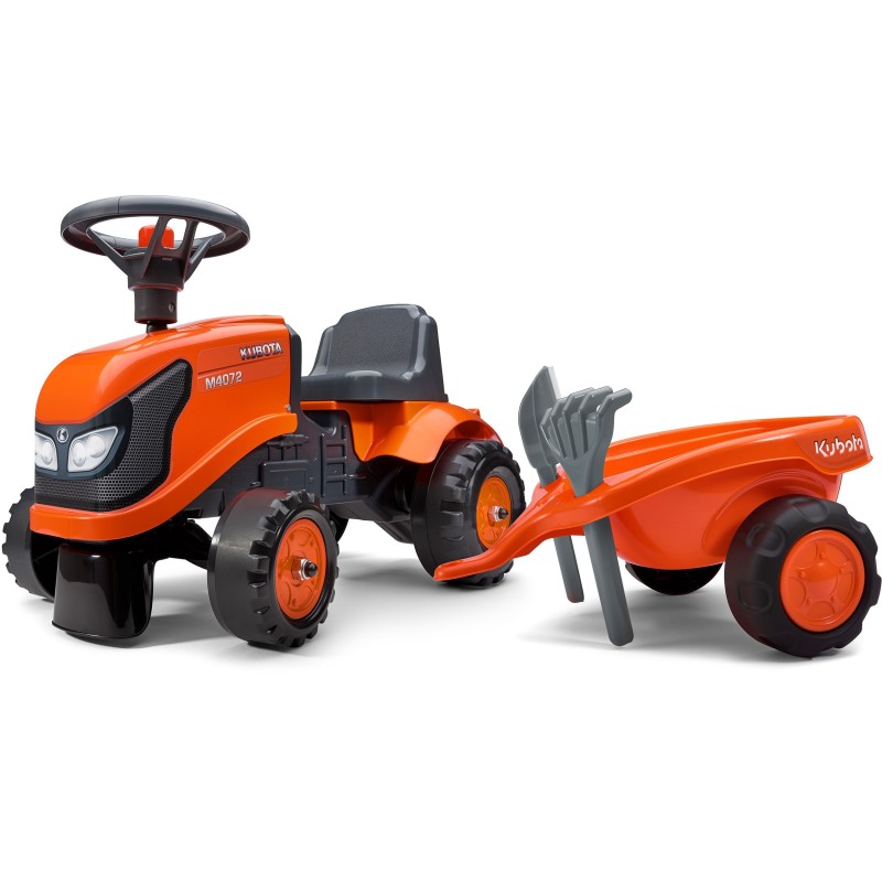 FALK Traktorík Baby Kubota s Vlečkou od 1 Roka
