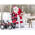 FALK Traktor na Pedále Valtra S4 s Vlečkou od 3 Rokov Bordový