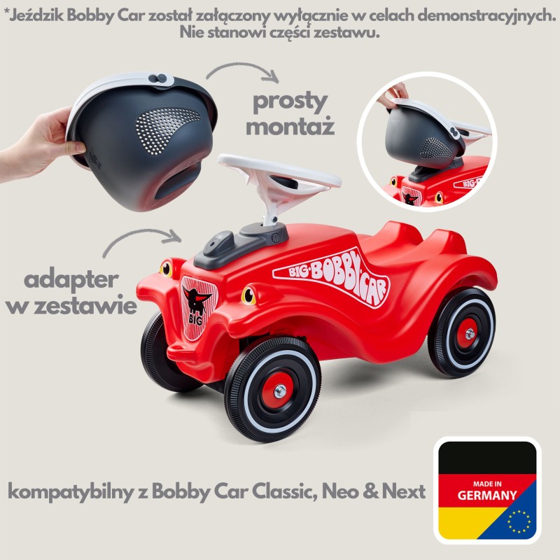 BIG Košík na odrážadlo Bobby Car | Predný nosič na hračky (Classic, Neo, Next)