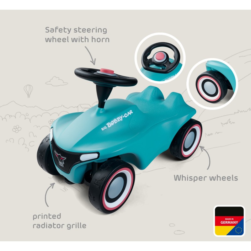 Odrážadlo Auto BIG Bobby Car Neo Azúrové