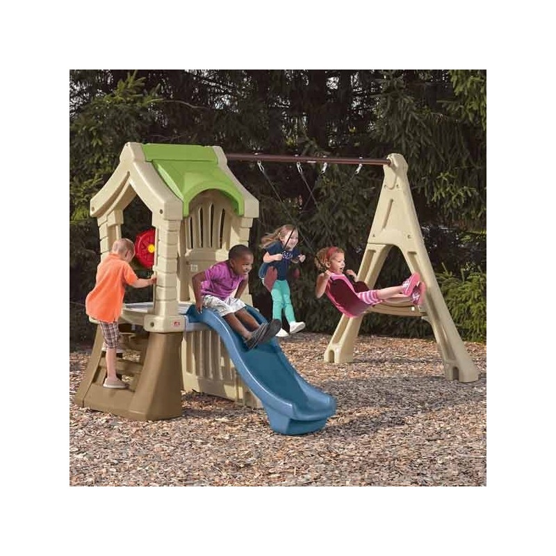 STEP2 Veľké Detské Ihrisko - Veža s Hojdačkami a Šmykľavkou