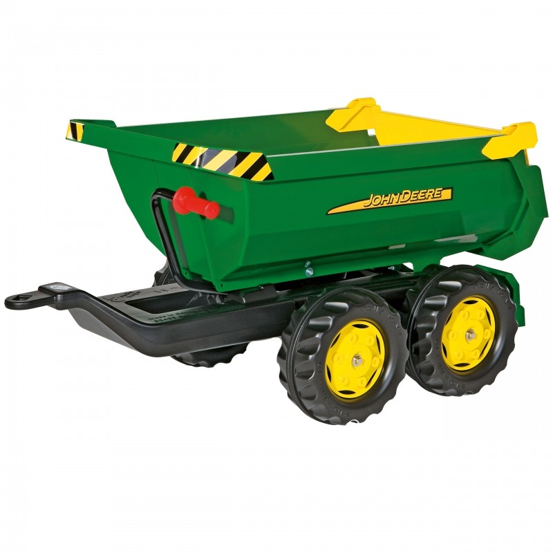 Rolly Toys rollyTrailer Halfpipe sklápací príves John Deere