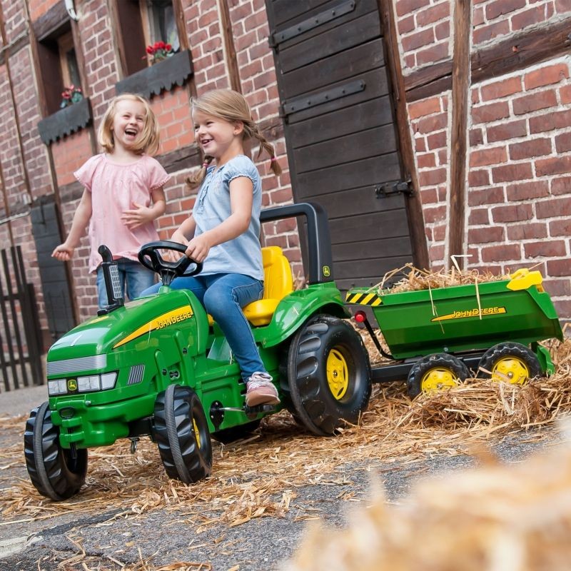 Rolly Toys rollyTrailer Halfpipe sklápací príves John Deere