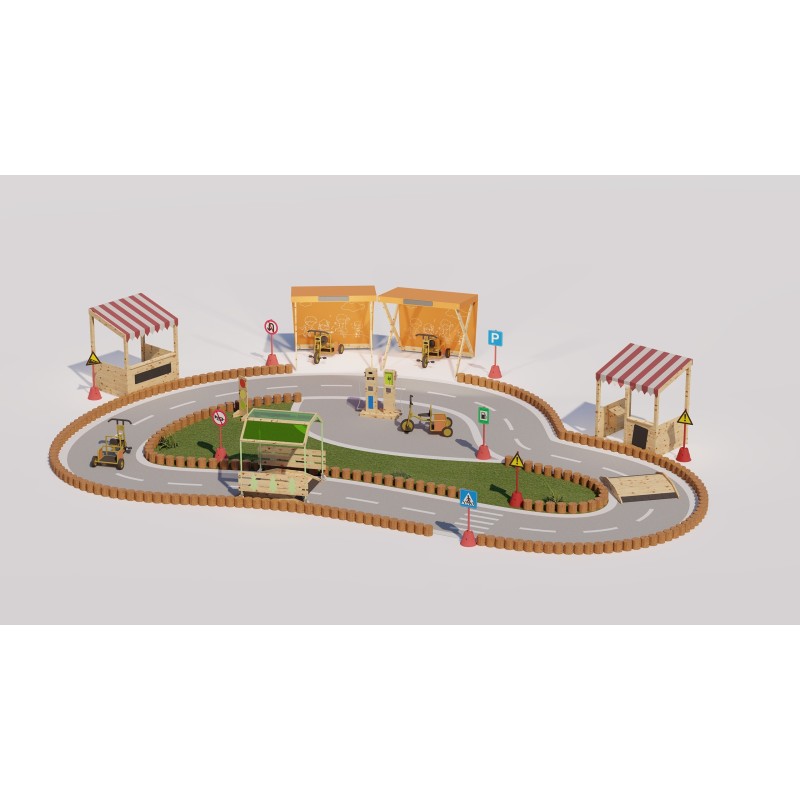 Drevená Čerpacia Stanica CLASSIC WORLD EDU