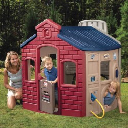 Little Tikes Mestský domček na hranie Town – Earth Colors so 4 tematickými stenami