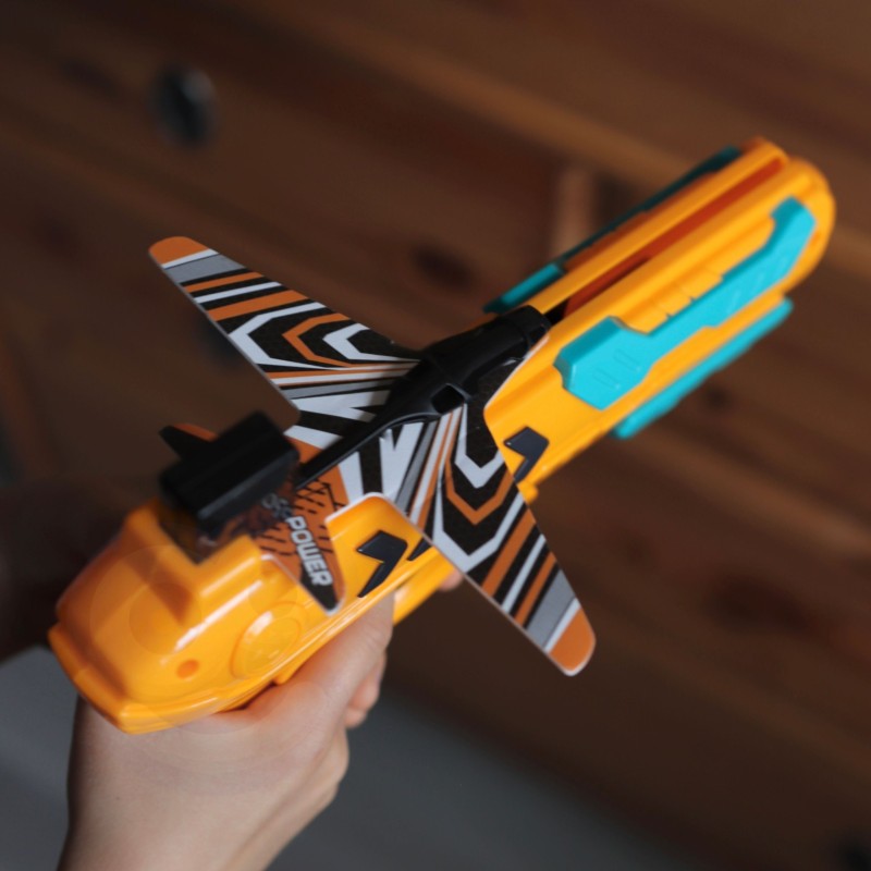 WOOPIE Automatický Pištoľový Raketomet + 4 Lietadlá