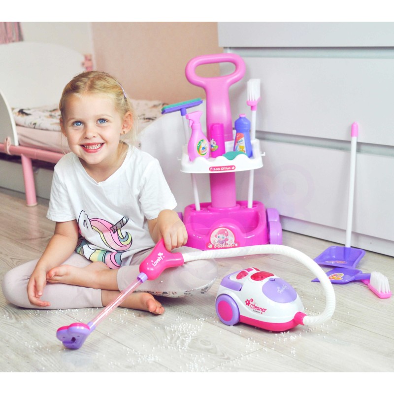 WOOPIE Upratovací Vozík, Vysávač a Príslušenstvo 11 Dielov