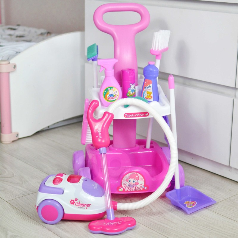 WOOPIE Upratovací Vozík, Vysávač a Príslušenstvo 11 Dielov