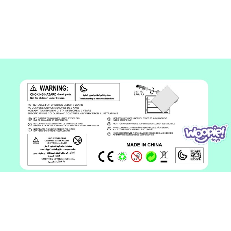 WOOPIE Interaktívny Detský Vysávač s Funkciou Sania