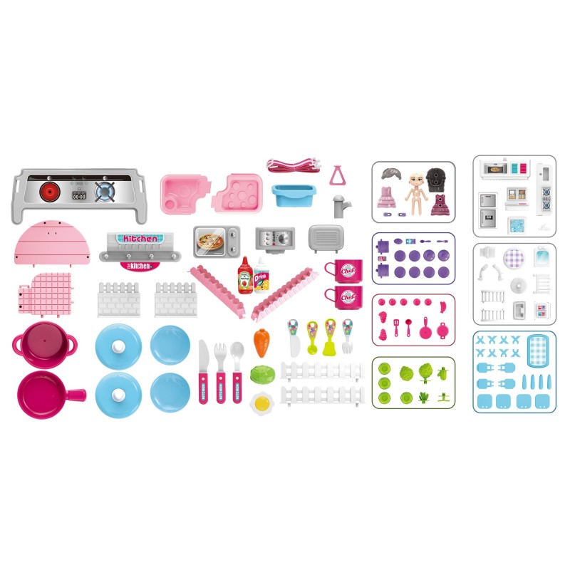 WOOPIE Domček pre Bábiky - Kuchynka v Batohu