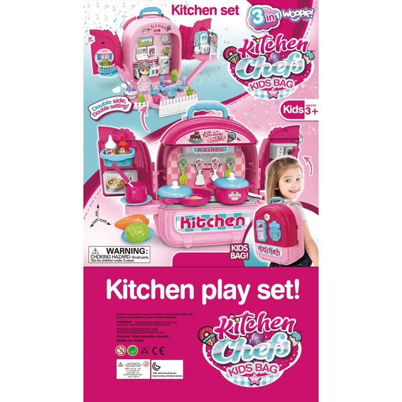 WOOPIE Domček pre Bábiky - Kuchynka v Batohu