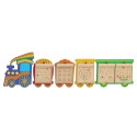 Montážny Systém na Edukačné Tabule Masterkidz Flex 5 ks - Vláčik